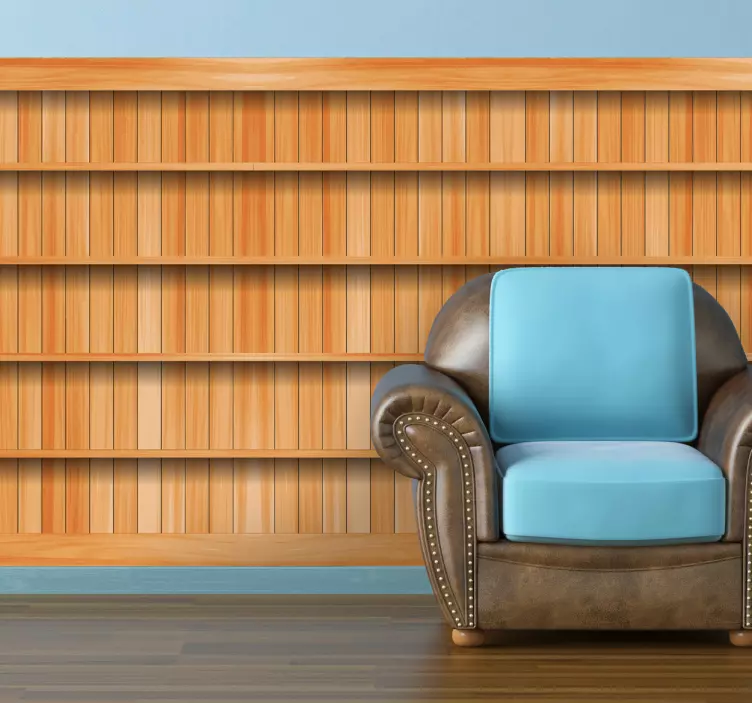 Fototapeta drewniana szafka - TenStickers