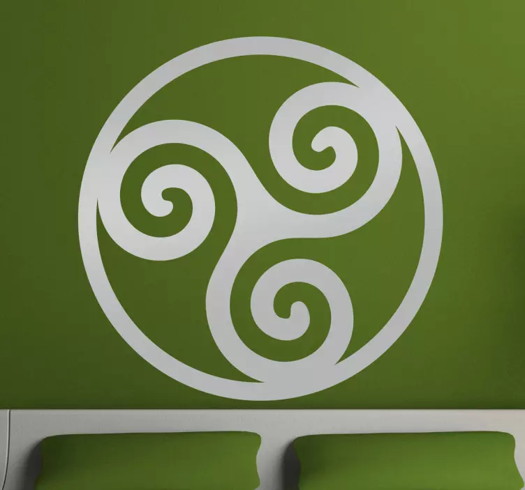 Naklejka - Celtycki Triskelion - TenStickers