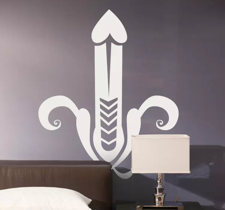 Naklejka dekoracyjna abstrakcyjny penis - TenStickers