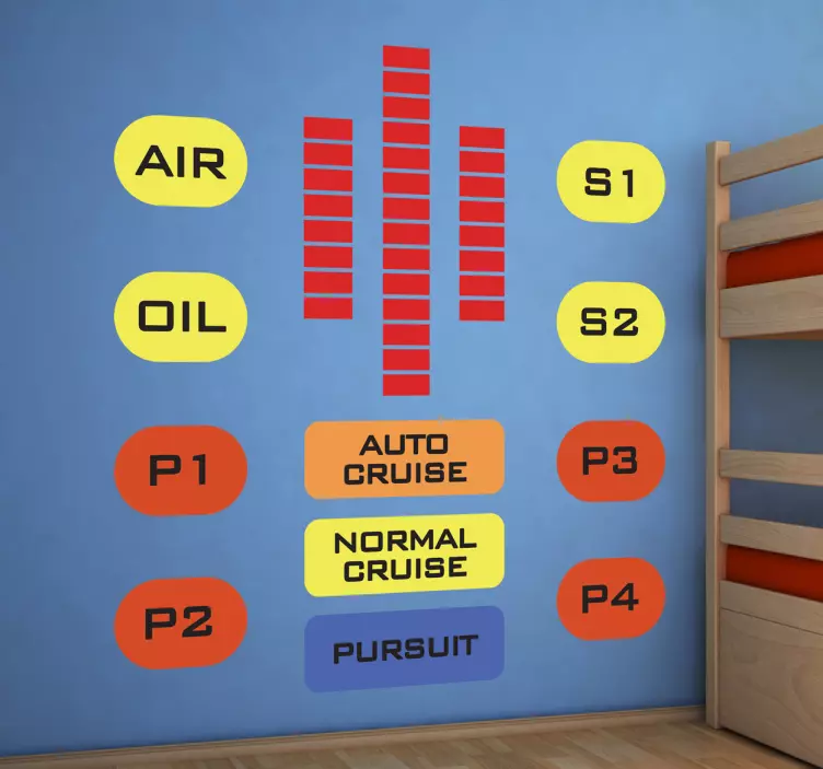 Naklejka dekoracyjna auto KITT - TenStickers