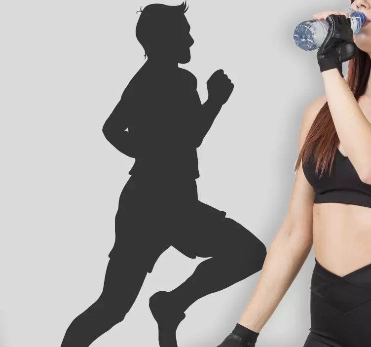 Naklejka dekoracyjna biegacz - TenStickers