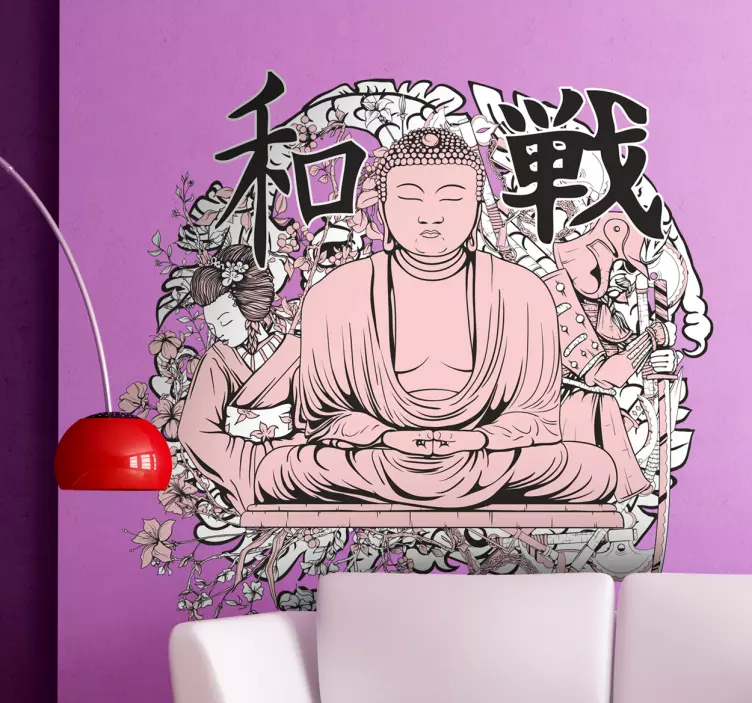 Naklejka dekoracyjna Budda - TenStickers