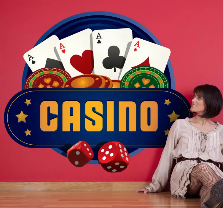 Naklejka dekoracyjna Casino - TenStickers