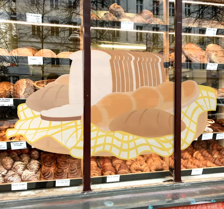 Naklejka dekoracyjna chleb - TenStickers