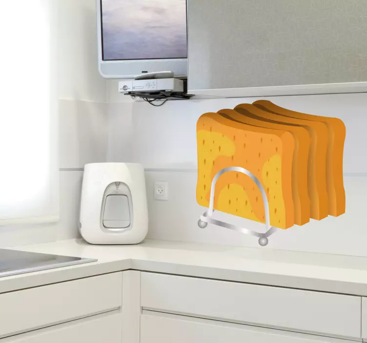 Naklejka dekoracyjna chleb tostowy - TenStickers