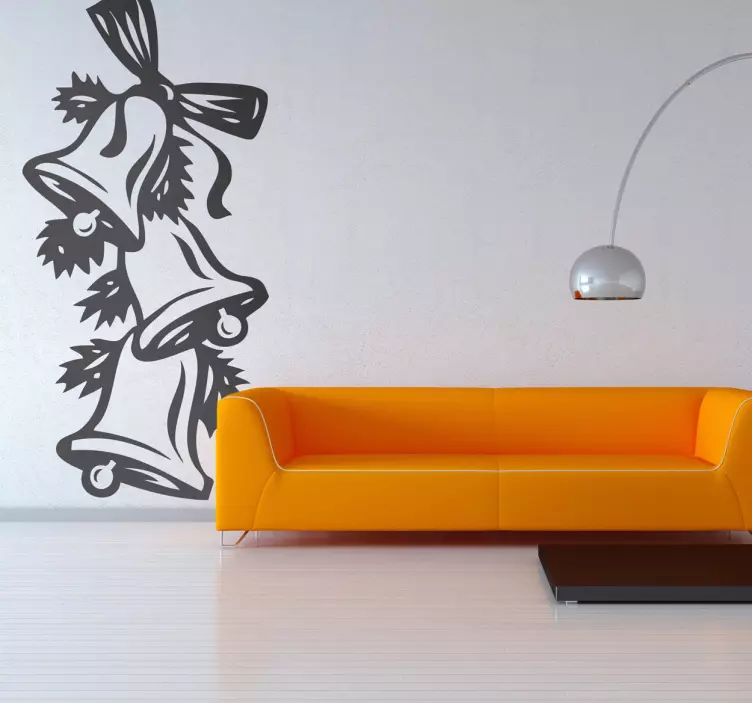 Naklejka dekoracyjna dzwoneczki świąteczne - TenStickers