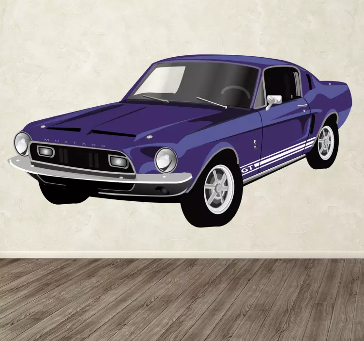 Naklejka dekoracyjna Ford Mustang - TenStickers