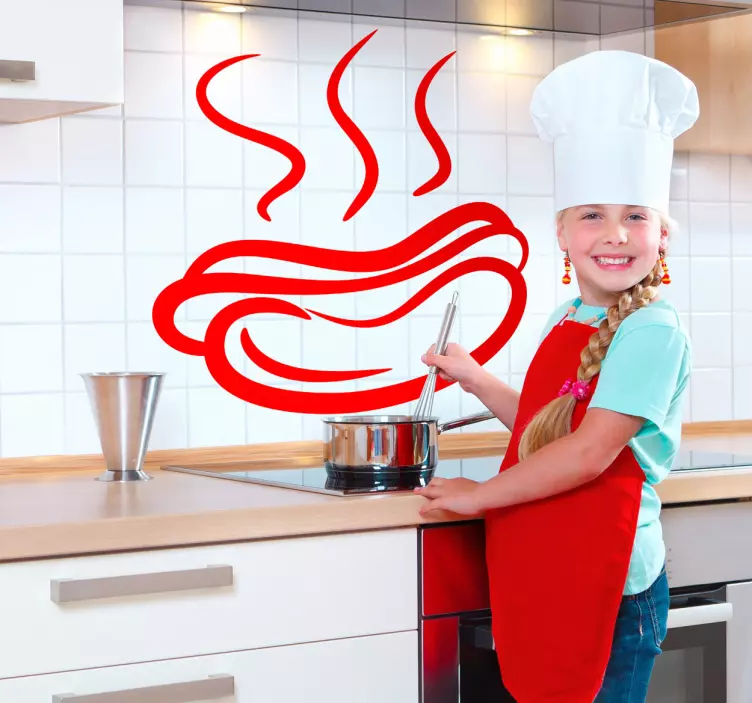 Naklejka dekoracyjna hot dog - TenStickers