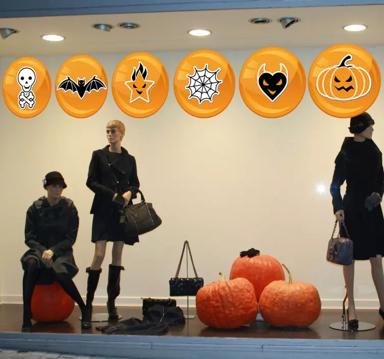 Naklejka dekoracyjna kolekcja Halloween - TenStickers
