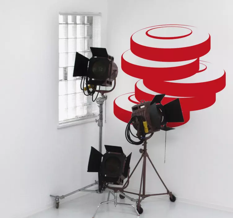 Naklejka dekoracyjna krążki - TenStickers