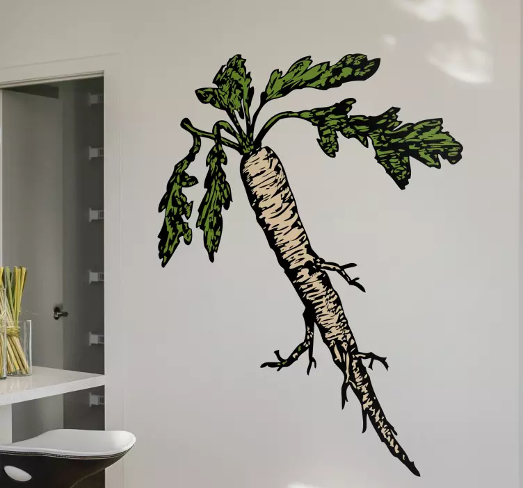 Naklejka dekoracyjna marchewka - TenStickers