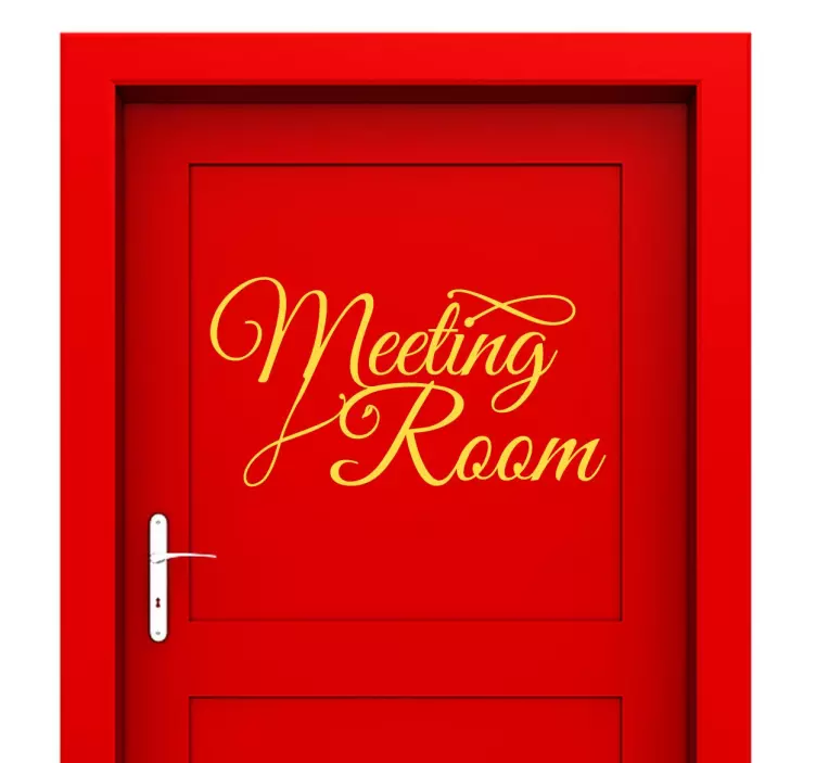 Naklejka dekoracyjna meeting room - TenStickers