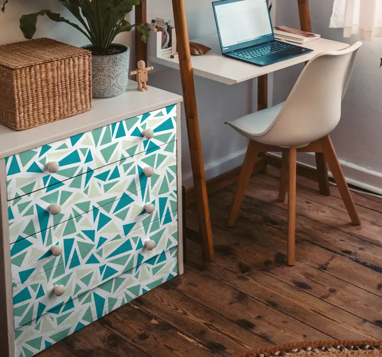 Naklejka dekoracyjna mozaika retro - TenStickers