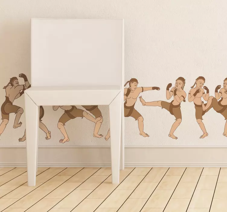 Naklejka dekoracyjna Muay Thai - TenStickers