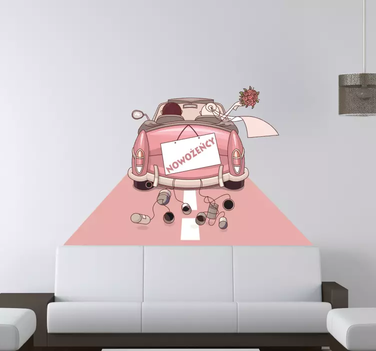 Naklejka dekoracyjna Nowożency - TenStickers