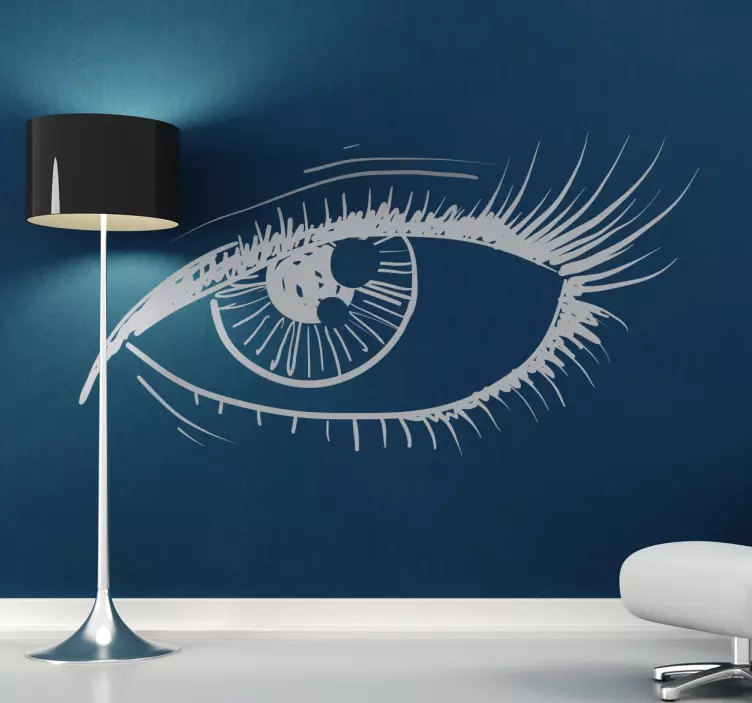Naklejka dekoracyjna rysunek oko - TenStickers