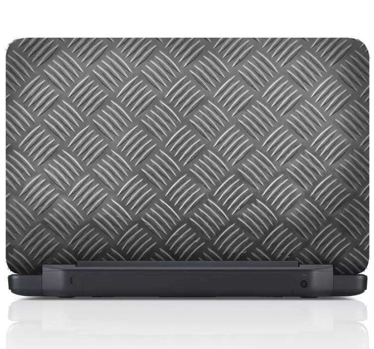 Naklejka dekoracyjna panel tekstura metalowa - TenStickers