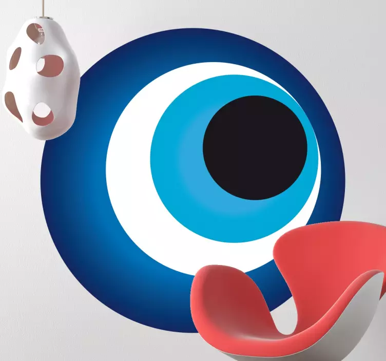 Naklejka dekoracyjna pawie oko - TenStickers