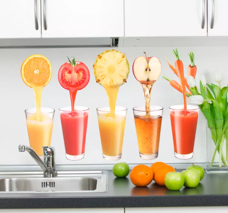 Naklejka dekoracyjna soki - TenStickers