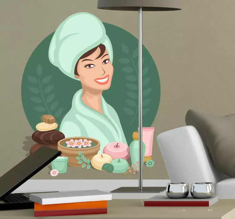 Naklejka dekoracyjna spa - TenStickers