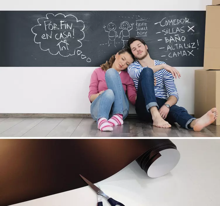 Naklejka dekoracyjna tablica kredowa - TenStickers