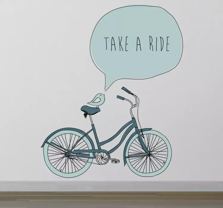 Naklejka dekoracyjna Take a ride - TenStickers