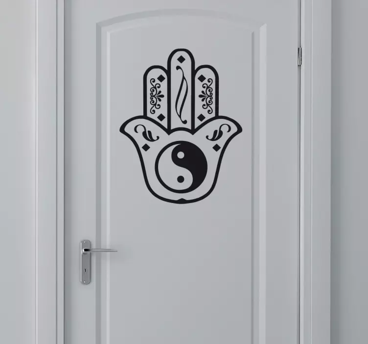 Naklejka dekoracyjna yin & yang - TenStickers