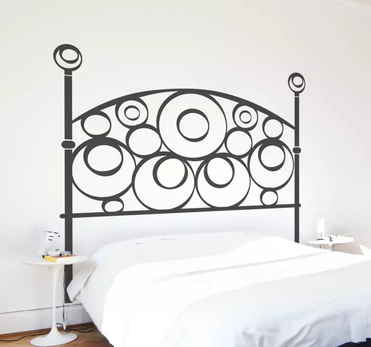 Naklejka dekoracyjna zagłówek półkola - TenStickers