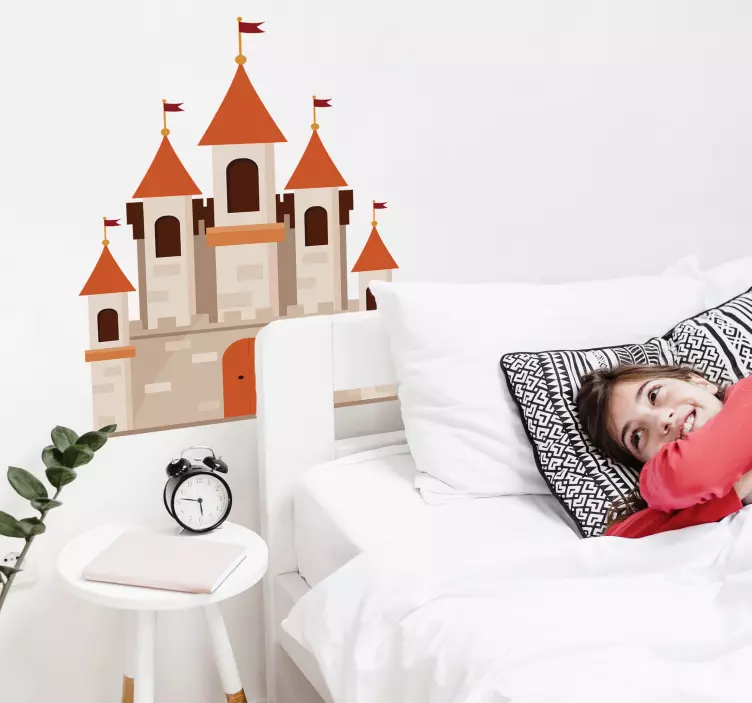 Naklejka dekoracyjna zamek - TenStickers