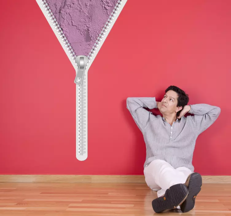 Naklejka dekoracyjna zamek na ścianie - TenStickers