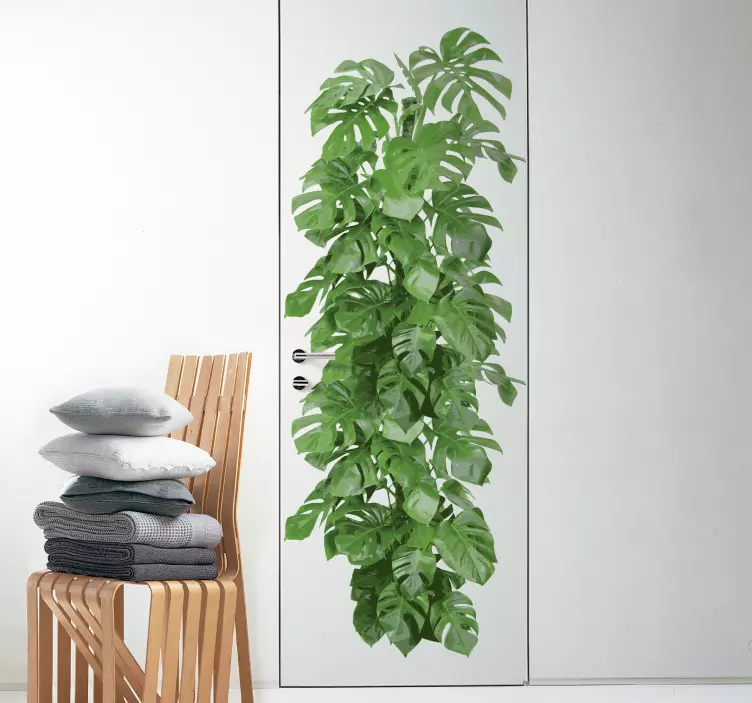 Naklejka dekoracyjna zielona łodyga - TenStickers