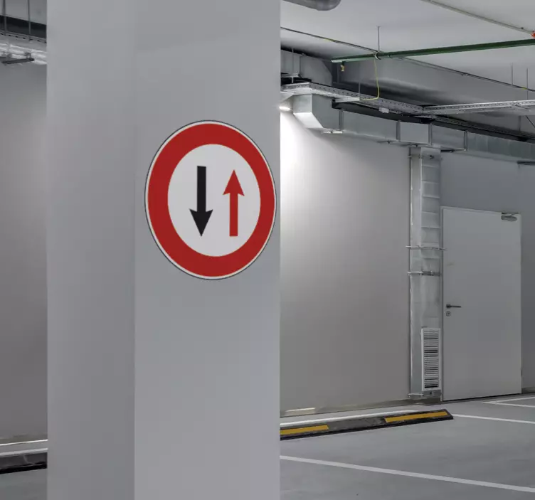 Naklejka dekoracyjna znak drogowy B-31 - TenStickers