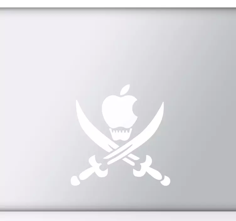 Naklejka dekoracyjna znak piratów na laptop - TenStickers