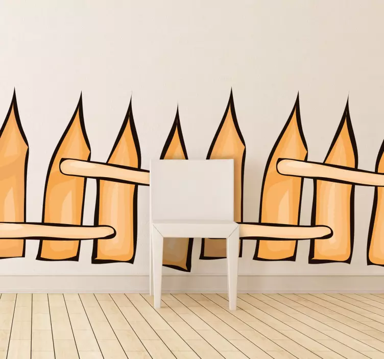 Naklejka dla dzieci ogrodzenie - TenStickers