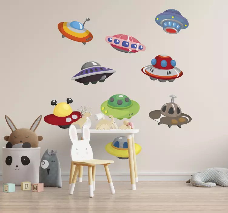 Naklejka dla dzieci ufo - TenStickers