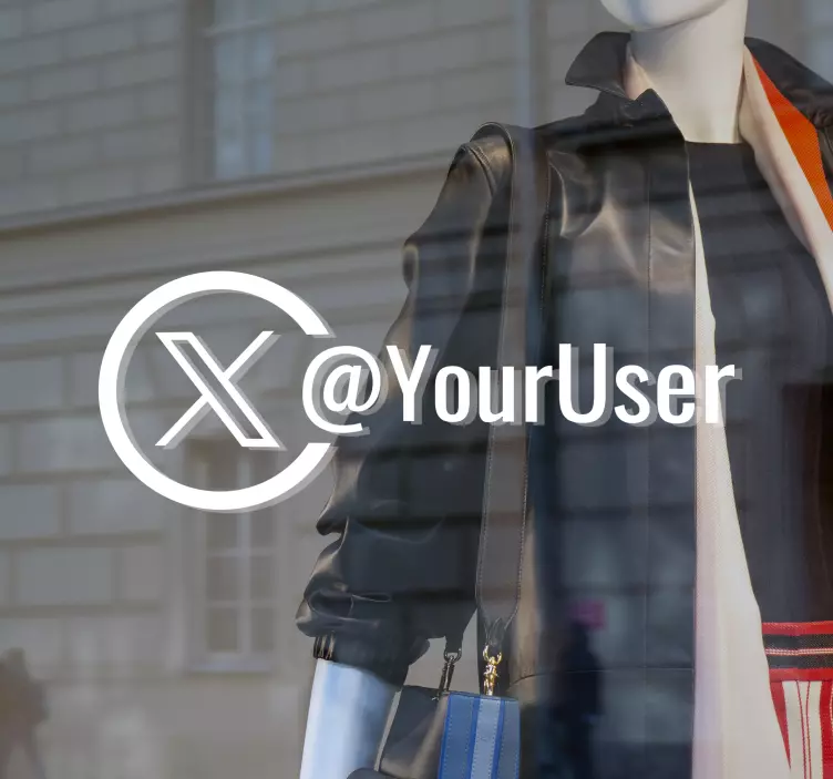 Naklejka dla firm - Twitter - TenStickers