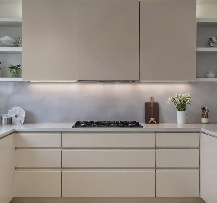 Naklejka do kuchni arkusz w kolorze kremowym - TenStickers