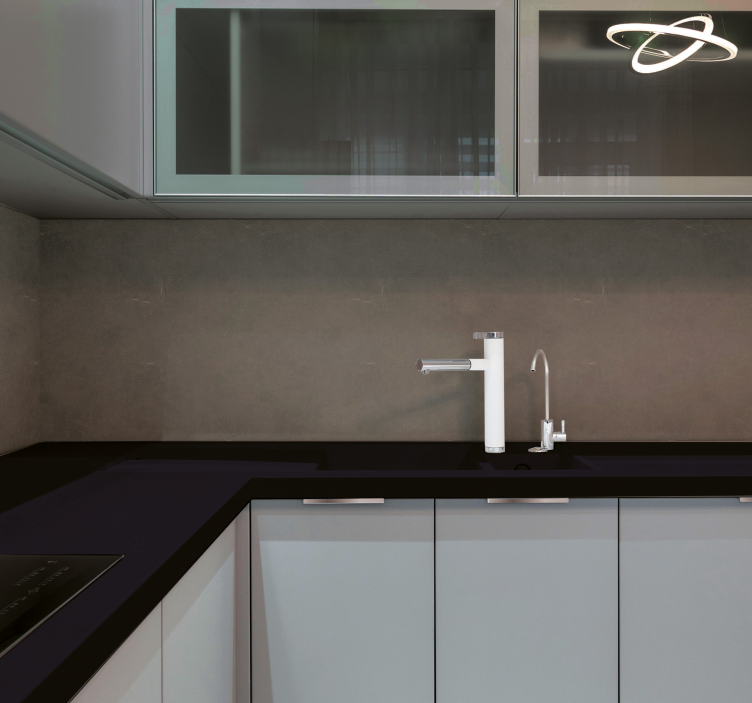 Naklejka do kuchni efekt ciemnego kamienia - TenStickers