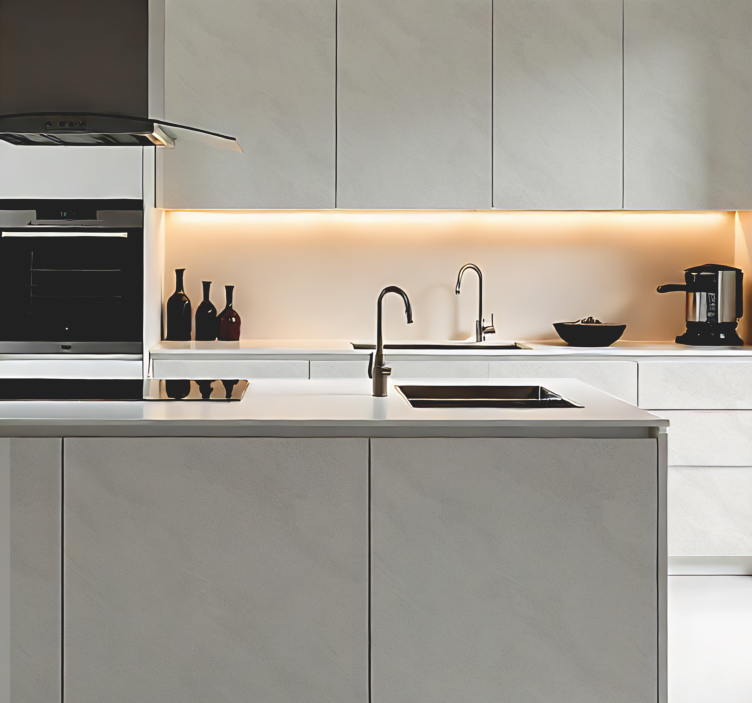 Naklejka do kuchni efekt jasnego kamienia - TenStickers