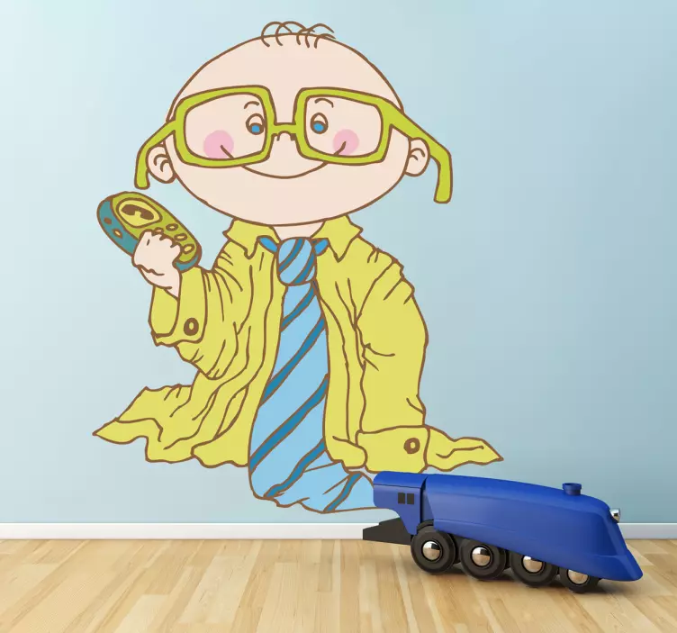 Naklejka dziecięca jak tatuś - TenStickers