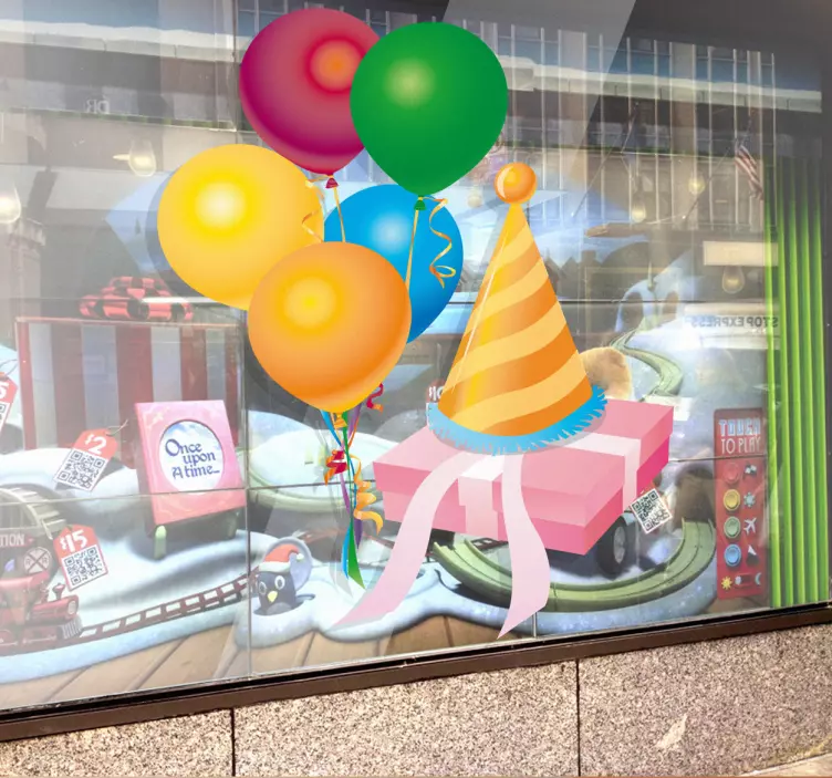 Naklejka dziecięca prezent urodzinowy - TenStickers