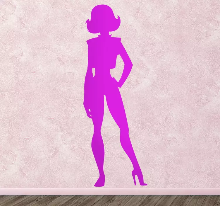 Naklejka dziecięca super heroina - TenStickers