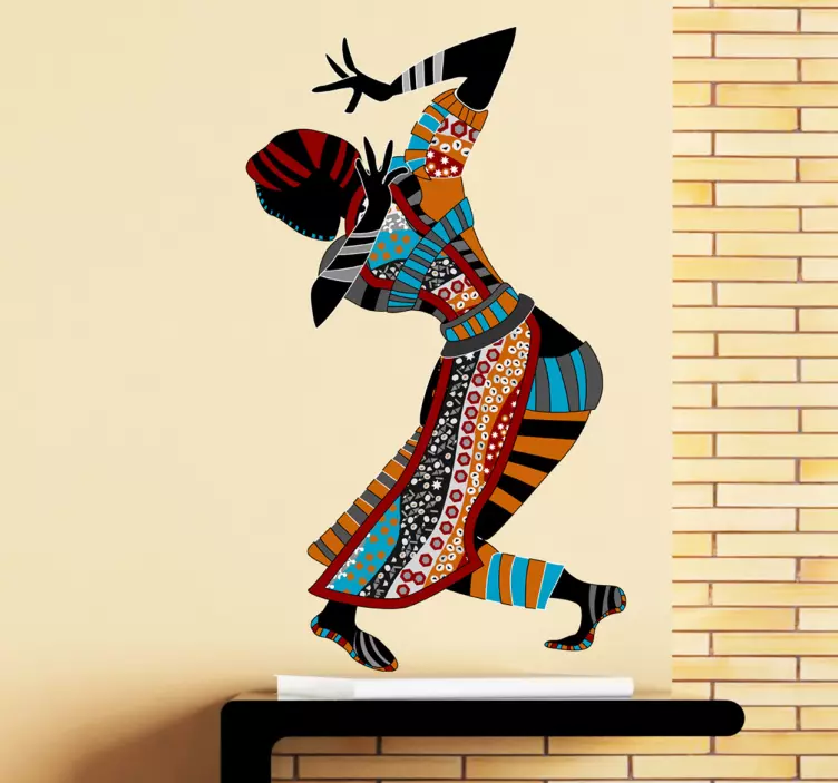 Naklejka egzotyczna tancerka - TenStickers
