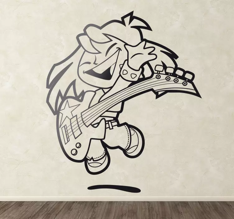 Naklejka gwiazda muzyczna - TenStickers