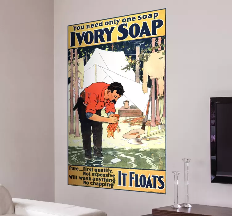 Naklejka na ścianę  Ivory Soap - TenStickers