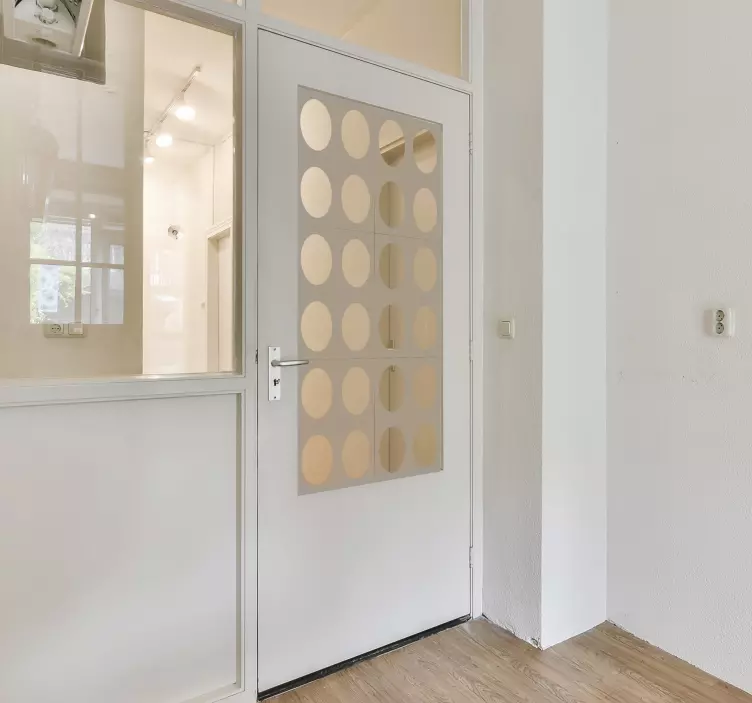 Naklejka kółka na ścianę Kółka do drzwi - TenStickers