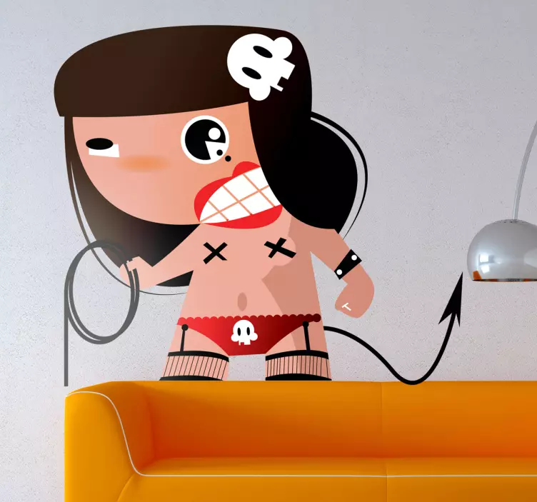 Naklejka kreskówkowa sadomaso - TenStickers