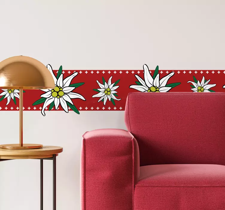 Naklejka kwiatowa szarotka łąkowa - TenStickers