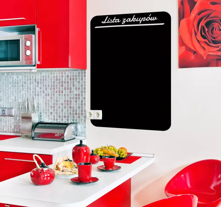 Naklejka lista zakupów - TenStickers
