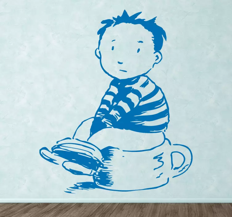 Naklejka Maluch na nocniku - TenStickers